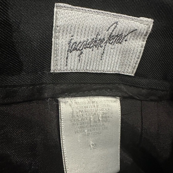 Vintage Jacqueline Ferrar black pencil skirt, size 12 - Picture 3 of 3